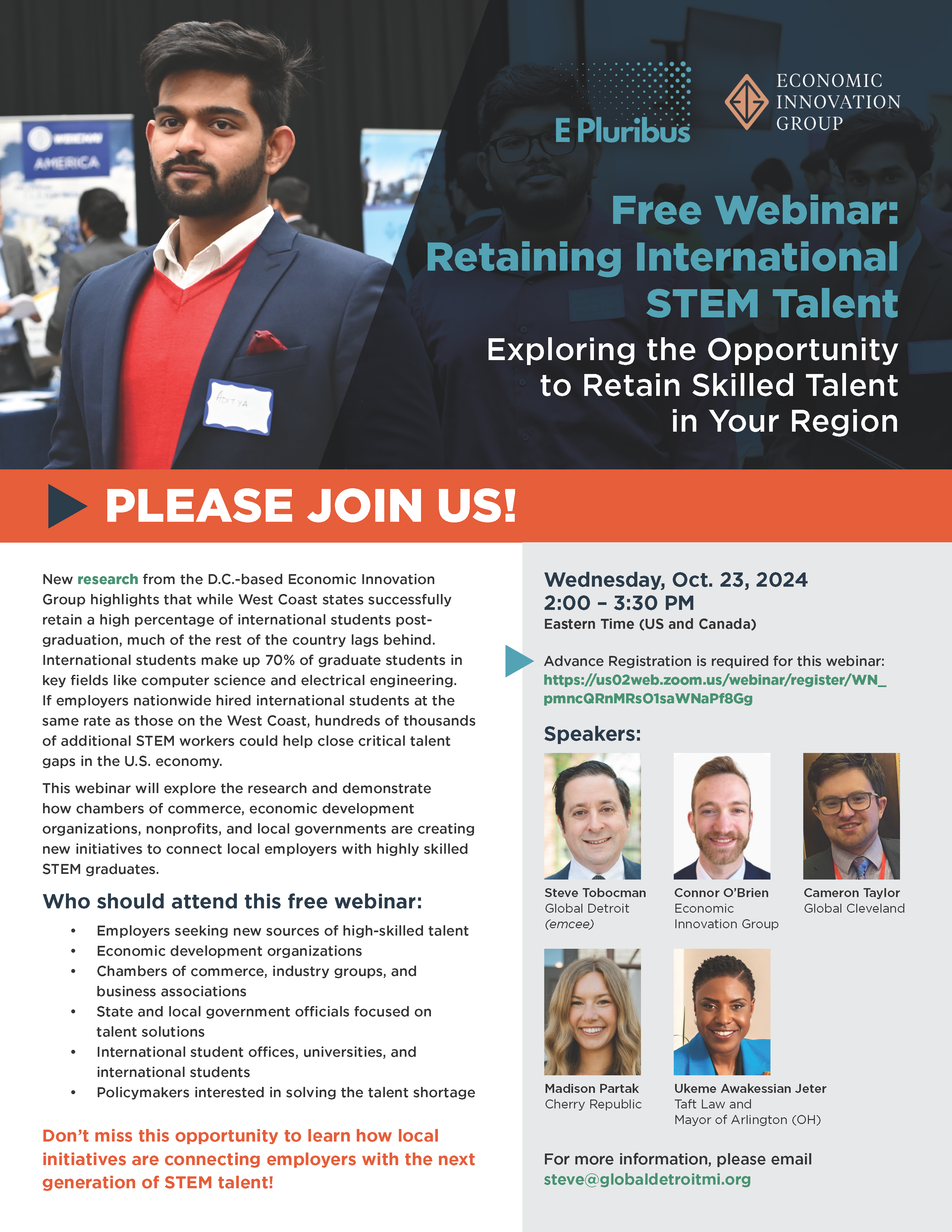 International Student Retention Webinar